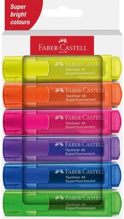 Faber-Castell Zakreślacz Neonowy 6 Kolorów Faber Castell
