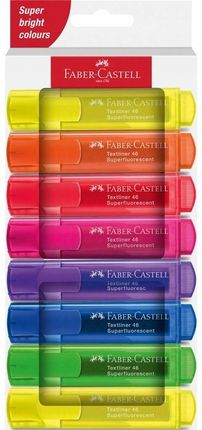 Faber-Castell Zakreślacz Neonowy 8 Kolorów Faber Castell