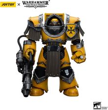 Zdjęcie JoyToy Warhammer Action Figure 1/18 Imperial Fists Legion Cataphractii Terminator Squad Legion Cataphractii with Heavy Flamer 12cm - Ząbki