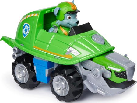 Spin Master Psi Patrol Transformujący Pojazd Terenowy Żółw + Figurka Rocky'Ego 20143418