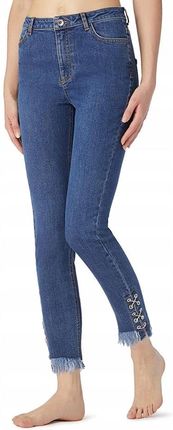 CALZEDONIA JEANSY DAMSKIE SPODNIE NIEBIESKIE r. XS