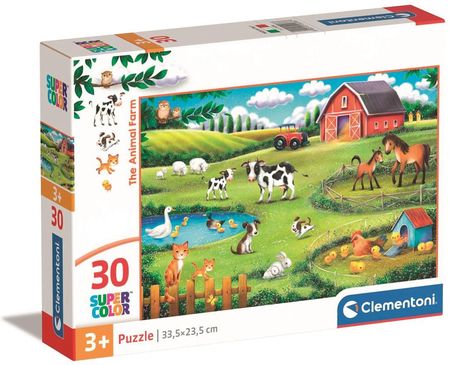 Clementoni Puzzle 30El. Super Kolor The Animal Farm