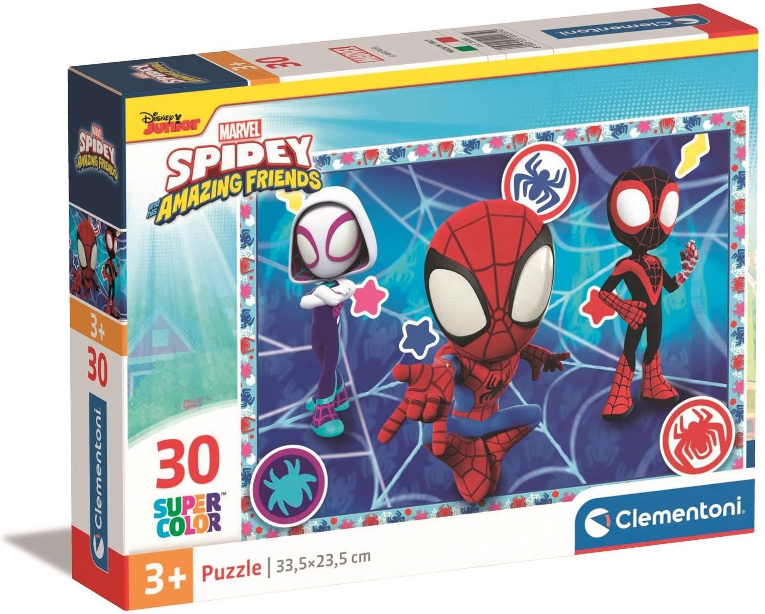 Clementoni Puzzle 30El. Super Kolor Spidey And His Amazing Friends ...