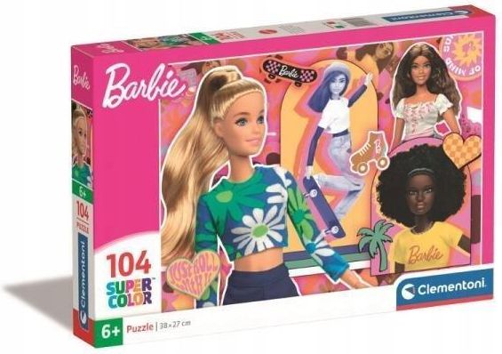 Clementoni 104El. Super Kolor Barbie - Ceny i opinie - Ceneo.pl