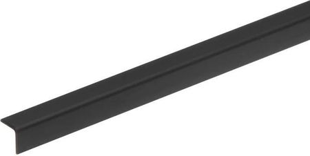 Profil ochronny kątownik PVC CEZAR 10x10x1,1mm 1m Czarny