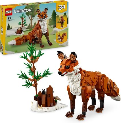 LEGO Creator 31154 Leśne zwierzęta: Czerwony lis