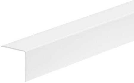 Profil ochronny kątownik PVC CEZAR 20x20x1,1mm 2m Biały