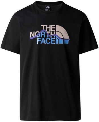 Koszulka The North Face M Mountain Line Tee męska : Kolor - Czarny, Rozmiar - L