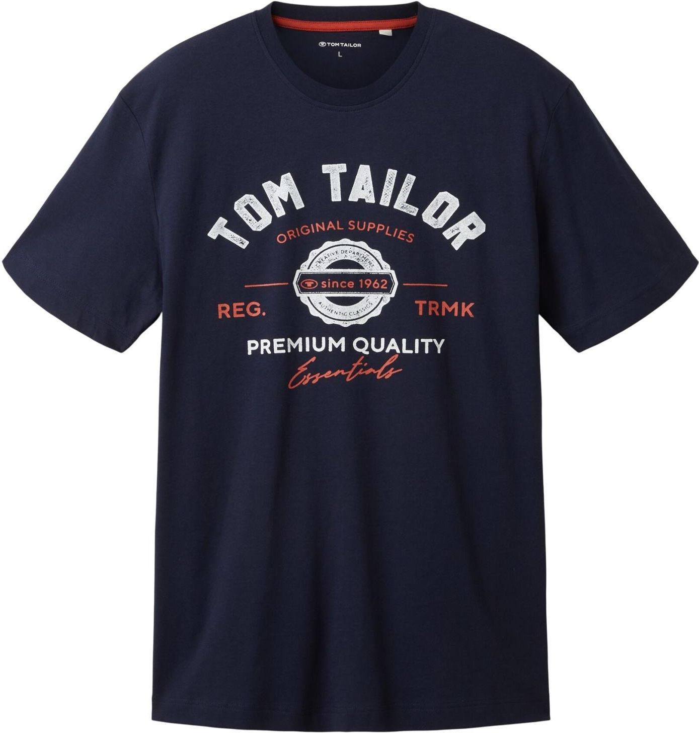 TOM TAILOR Jungen T-Shirt - Baumwolle Mit Logo Print In Verschiedenen Größen