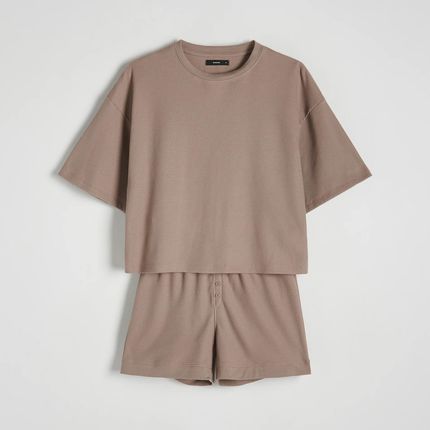 Reserved - Dwuczęściowa piżama - Fioletowy
