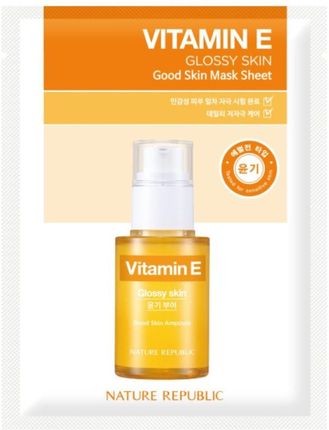 Nature Republic Good Skin Vitamin E Mask Sheet Maska W Płachcie 24G