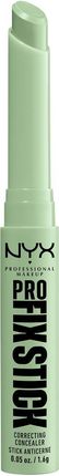 Nyx Professional Makeup Pro Fix Stick Pro Fix Stick Korektor Ujednolicający Koloryt Skóry Odcień 0.1 Green 1,6g