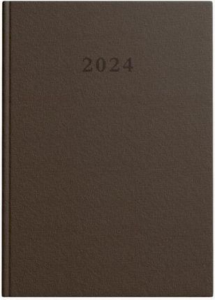 Top-2000 Kalendarz 2024 książkowy A4 Standard DTP brązowy