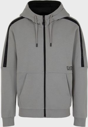 Męska Bluza Ea7 Emporio Armani Train Logo Series M Tape Hoodie FZ Coft 3Dpm88Pjeqz0923 – Szary
