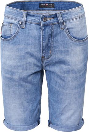 Spodenki jeansowe męskie szorty Rob niebieskie 34