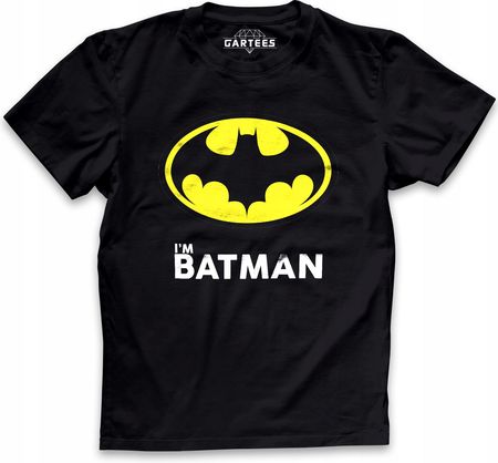 Koszulka Męska I'M Batman Na Walentynki Dla Batmana Śmieszny Nadruk