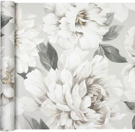 Rasch Tapeta Papierowa W Duże Kwiaty Dalia Pastelowa Kolorystyka