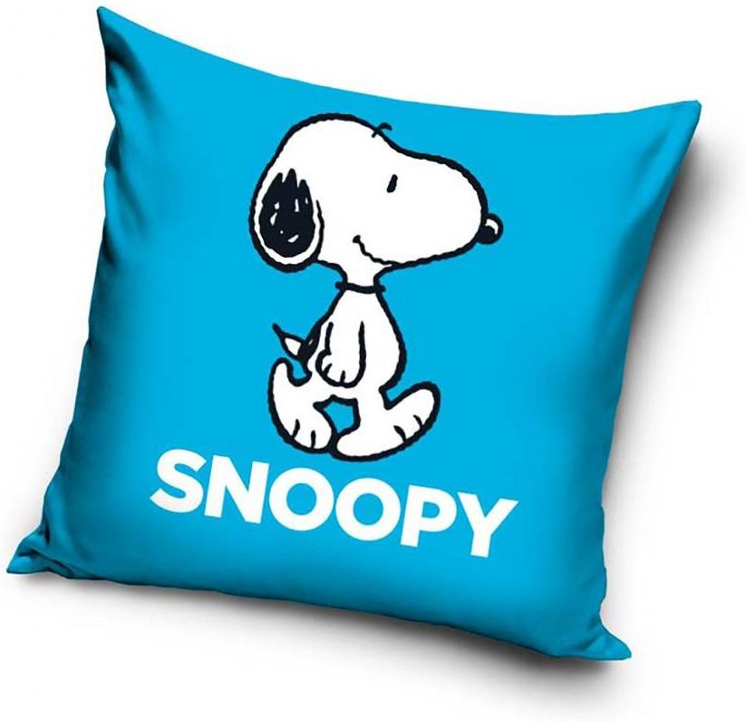 Snoopy Kissen – 40x40 Cm, Dekokissen Mit Peanuts-Motiv, Aus 100% Polyester