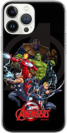 Marvel Etui Do Apple Iphone 13 Pro Max Avengers 028 Nadruk Pełny Czarny