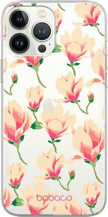 Babaco Etui Do Apple Iphone 13 Pro Max Nadruk Częściowy Kwiaty 016