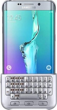 Samsung Etui Na Klawiaturę Z Klawiaturą Do Galaxy S6 Edge Srebrne