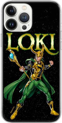 Marvel Etui Do Apple Iphone 13 Pro Max Loki 002 Nadruk Pełny Czarny