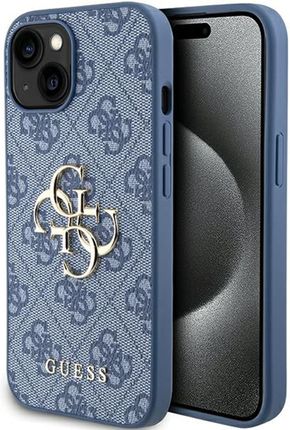 Guess Guhcp15S4Gmgbl Iphone 15 14 13 6 1" Niebieski Blue Hardcase 4G Big Metal Logo