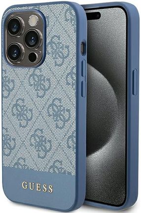 Guess Guhcp15Xg4Glbl Iphone 15 Pro Max 6 7" Niebieski Blue Hardcase 4G Stripe Collection