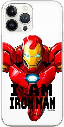 Marvel Etui Do Apple Iphone 13 Pro Max Iron Man 029 Nadruk Pełny Biały