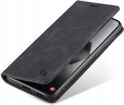 Spacecase Etui Z Klapką Do Galaxy S24 Plus Skórzane Portfel Pokrowiec Zamykane