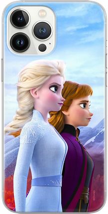 Disney Etui Do Apple Iphone 14 Kraina Lodu 007 Nadruk Pełny Niebieski