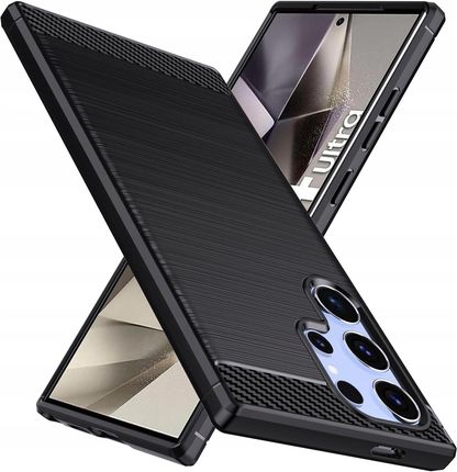 Case Plecki Do Samsung Galaxy S24 Ultra Karbon Czarny