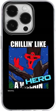 Marvel Etui Do Apple Iphone 13 Pro Max Spider Man 033 Nadruk Pełny Czarny