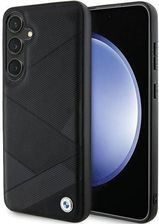 Bmw Oryginalne Etui Samsung Galaxy S24 Hardcase Signature Leather Crossing Lines Pattern Bmhcs24M23Rcgpk Czarne