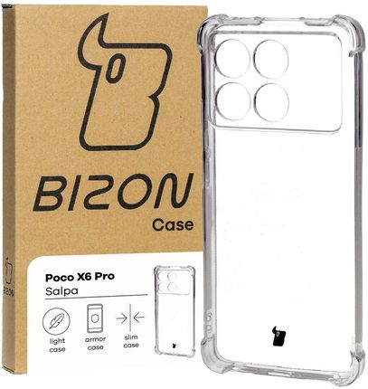 Bizon Etui Case Salpa Do Xiaomi Poco X6 Pro 5G Przezroczyste