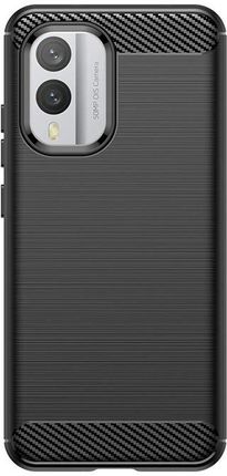 Hurtel Etui Silikonowe Carbon Case Do Nokia X30 Czarne