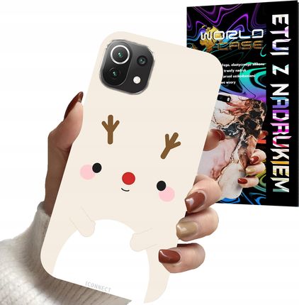 World Case Etui Do Xiaomi Mi 11 4 5G Świąteczne Renifer Mikołaj