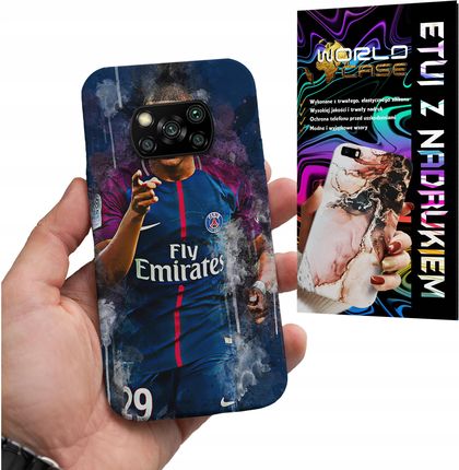 World Case Etui Do Xiaomi Poco X3 Mbape Psg Piłkarskie Messi Ronaldo