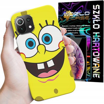 World Case Etui Do Xiaomi Mi 11 4 5G Spongebob Bajki Gry Wybór Plecki Szkło