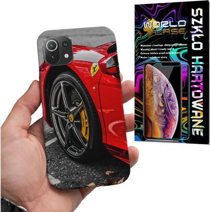 World Case Etui Do Xiaomi Mi 11 4 5G Felga Auto Auta Ferrari Wybór Szkło