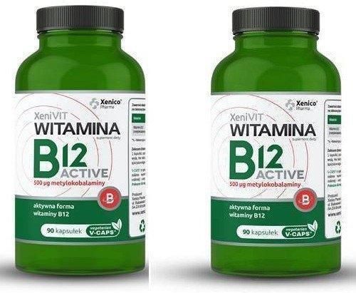 Xenivit Witamina B12 Active 90Kaps. - Opinie I Ceny Na Ceneo.pl