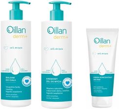 Zdjęcie Oceanic Oillan Derm+ Zestaw Balsam Do Ciała 400ml + Żel Do Mycia 400ml + Krem-Koncentrat Do Rąk 75ml - Bieżuń