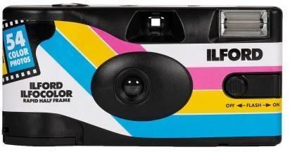 Ilford Ilfocolor Rapid Half Frame Camera Jednorazowy 54 Klatki (2005216)