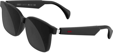 XO okulary bluetooth E5 przeciwsłoneczne czarne nylonowe UV400
