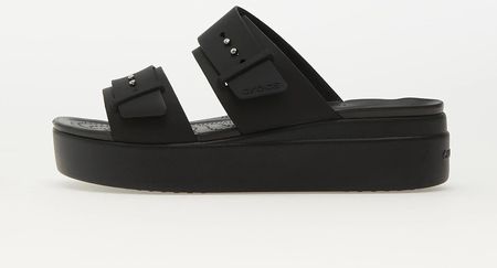 Crocs Brooklyn Buckle Low Wedge Black