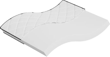 vidaXL Materac piankowy, średnio miękki, 160x200 (373037)