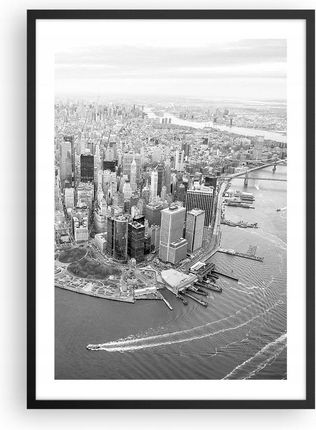 Arttor Plakat w czarnej ramie do Salonu Sypialni 50x70 Nowy Jork Nowoczesny obraz (P2BPA50X705294)