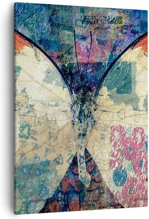 Arttor Obraz na płótnie do Salonu Sypialni 50x70 Motyl Obrazy na ścianę Canvas (PA50X703990)