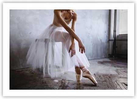 Arttor Plakat bez ramy do Salonu Sypialni 70x50 Baletnica Nowoczesny modny obraz (P2XAA70X504970)