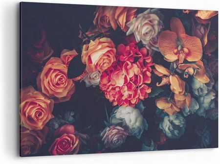 Arttor Foto obraz na płótnie Canvas 100x70 Kwiaty Salon Sypialnia na ścianę Duży (AA100X705002)